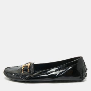 luxury-women-louis-vuitton-used-shoes-p1176085-001.jpg louis vuitton black patent leather oxford loafers size 37.5