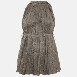 m missoni metallic patterned lurex knit sleeveless top l