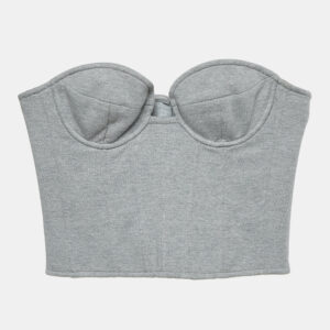 magda butrym grey jersey corset top s
