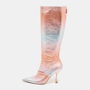malone souliers multicolor leather markle knee length boots size 40
