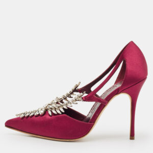 luxury-women-manolo-blahnik-used-shoes-p1181821-009.jpg manolo blahnik burgundy satin lala pumps size 38.5