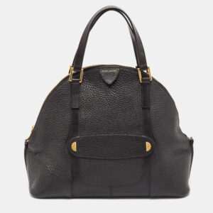 marc jacobs black leather bowery sutton satchel