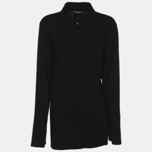 luxury-women-marina-rinaldi-new-clothes-p1186056-002-2.jpg marina sport by marina rinaldi black jersey embellished collar full sleeve t-shirt l