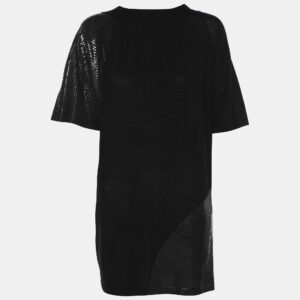 luxury-women-marina-rinaldi-new-clothes-p1186399-002-2.jpg marina rinaldi black stretch knit sequin neck tie tops s