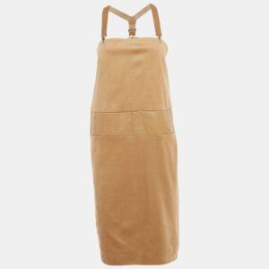 luxury-women-max-mara-used-clothes-p1210656-005.jpg max mara light brown camel hair short dress l