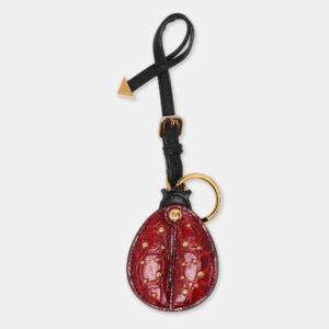 luxury-women-prada-used-accessories-p1207957-001-3.jpg prada red/black leather and croc embossed ladybug mirror bag charm