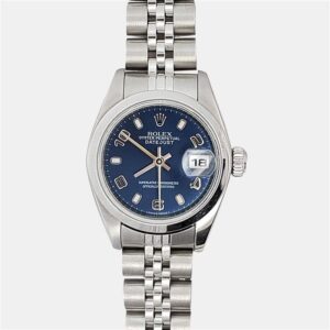 luxury-women-rolex-used-watches-p1198949-008.jpg rolex datejust 79160 automatic blue stainless steel women's wristwatch 26 mm