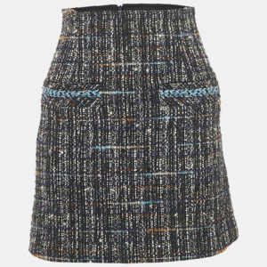 luxury-women-sandro-used-clothes-p1181005-001.jpg sandro navy blue tweed mini skirt xs