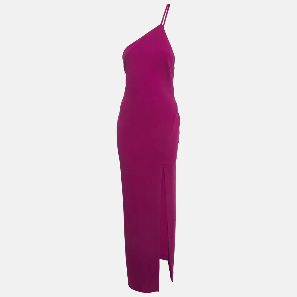 luxury-women-solace-london-used-clothes-p1111681-007.jpg Solace London Purple Crepe One-Shoulder Maxi Dress M