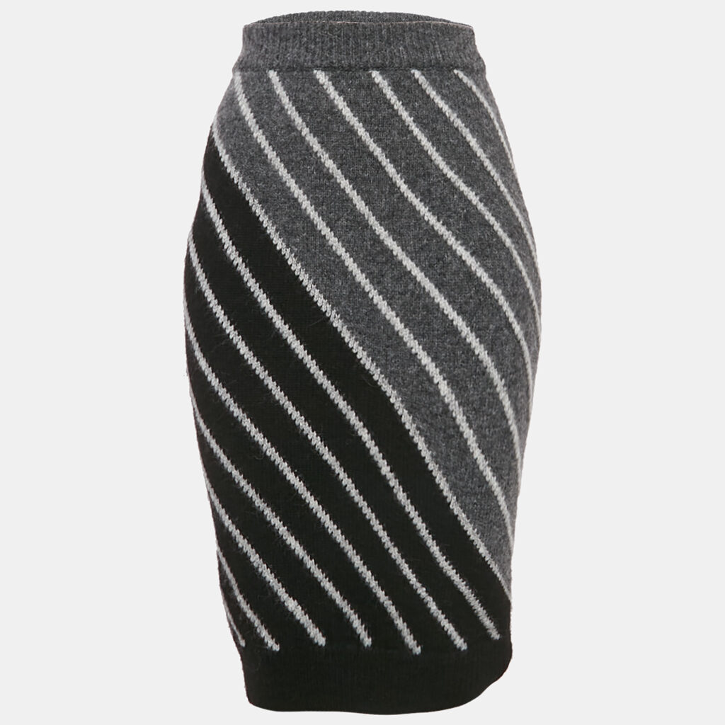 luxury-women-stella-mccartney-new-clothes-p1124662-006.jpg Stella McCartney Grey Striped Wool Midi Skirt XS