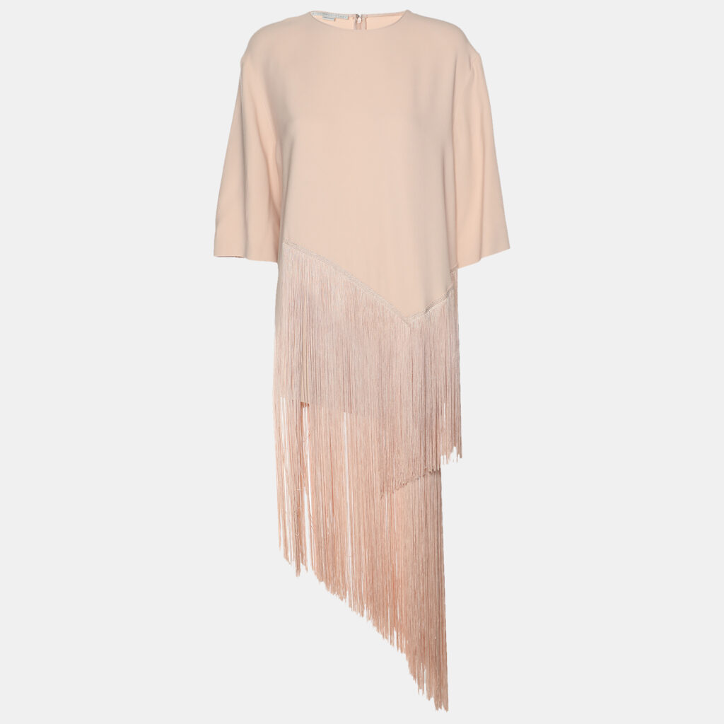 luxury-women-stella-mccartney-used-clothes-p1142453-002.jpg Stella McCartney Peach Crepe Fringe Tops L