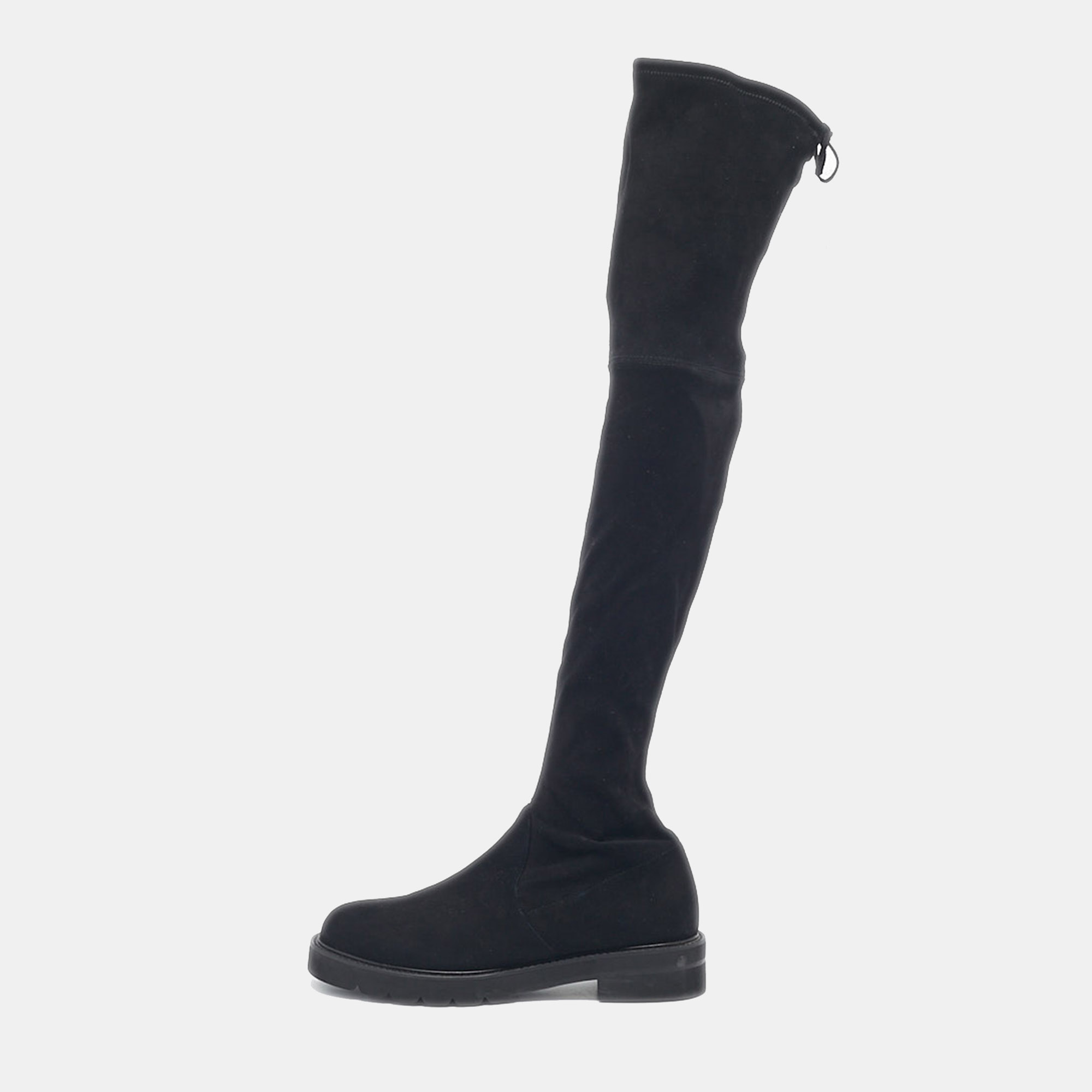 stuart weitzman black suede lowland over the knee boots size 39.5