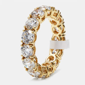 luxury-women-the-diamond-edit-new-fine-jewelry-p1180238-002.jpg 6 cts round brilliant lab grown diamonds 18k yellow gold eternity band ring size 52