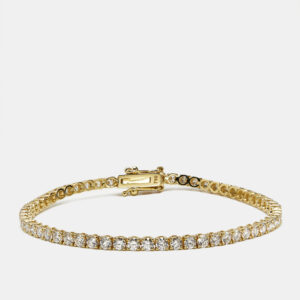 luxury-women-the-diamond-edit-new-fine-jewelry-p1207331-003.jpg 3.50 cts round brilliant lab grown diamonds 18k yellow gold tennis bracelet