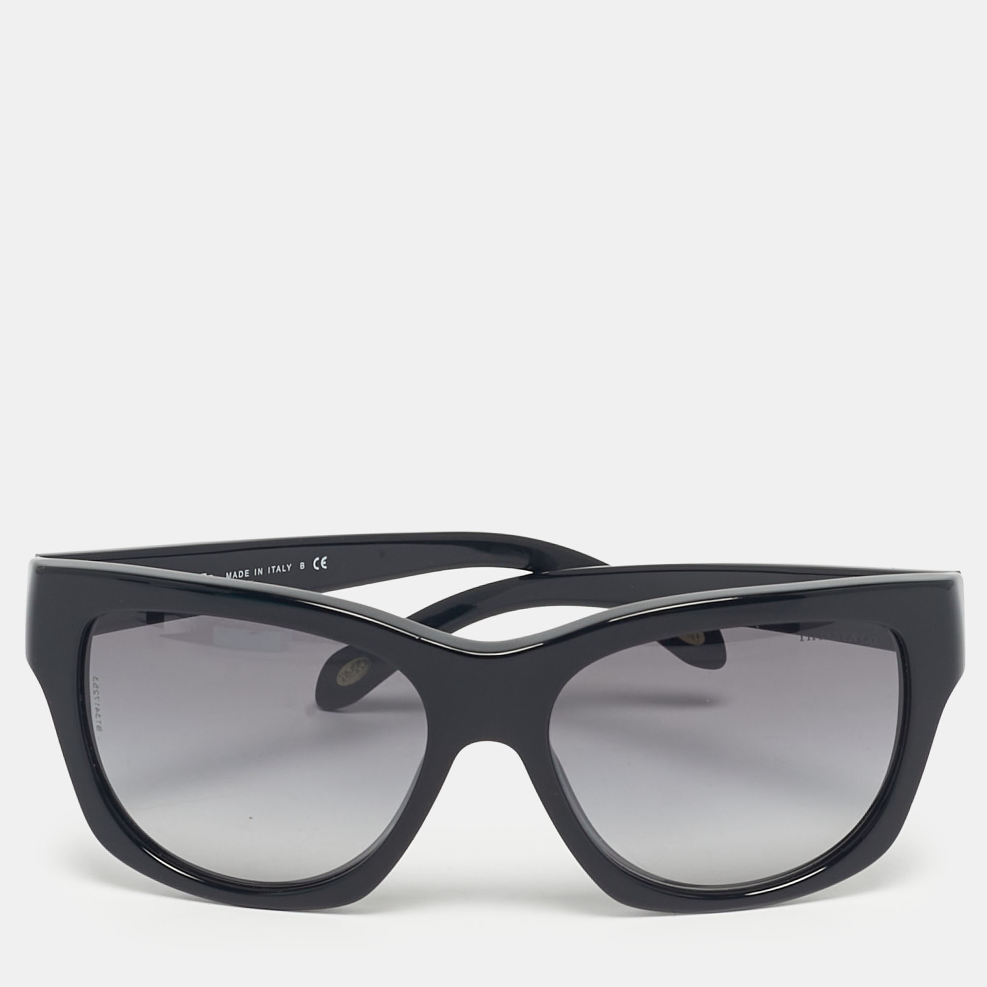 tiffany & co. black gradient tf 4019 cat eye sunglasses