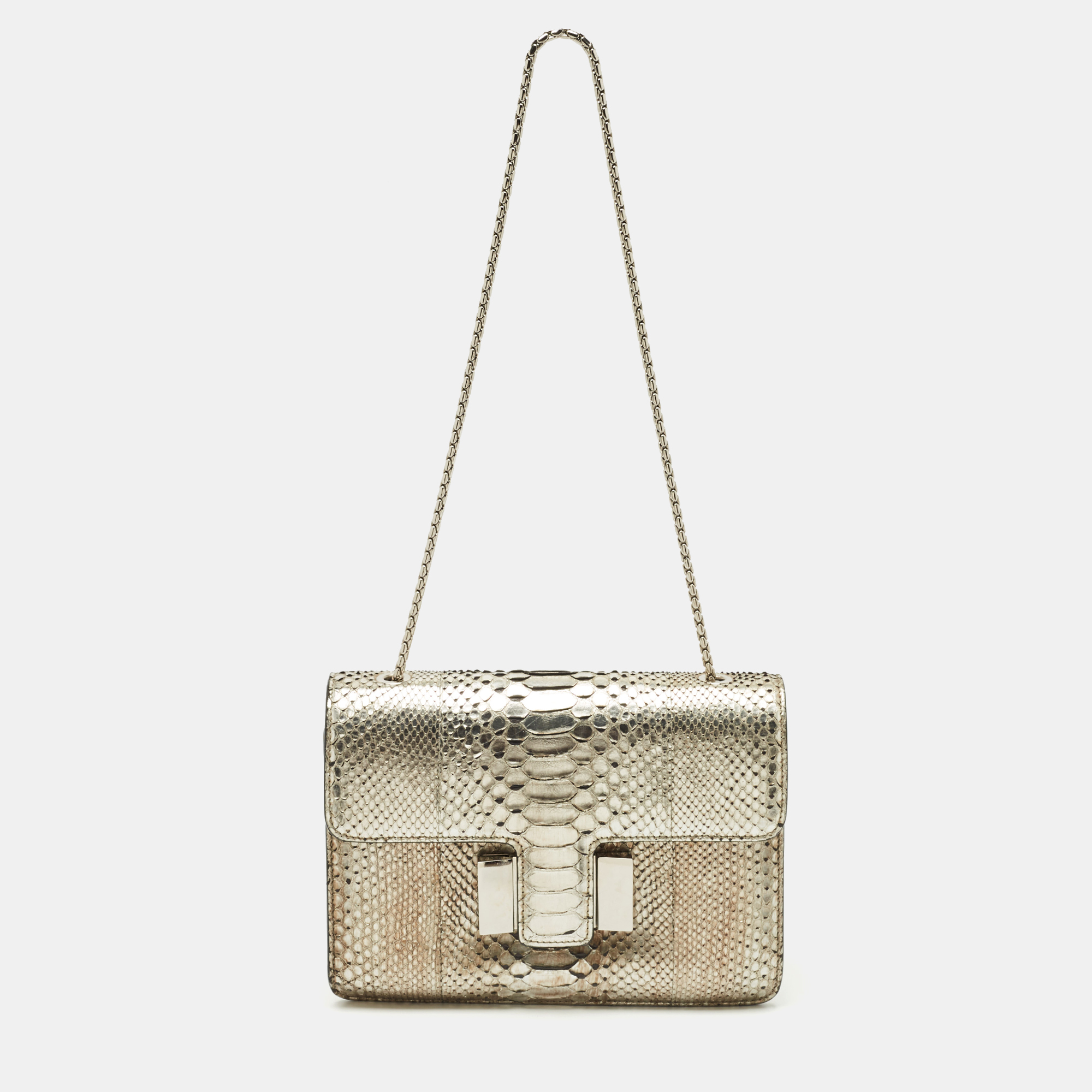 tom ford silver python medium sienna shoulder bag