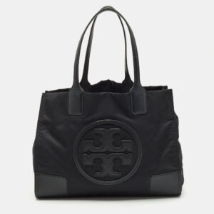 luxury-women-tory-burch-used-handbags-p1172143-002.jpg tory burch black nylon and faux leather medium ella tote