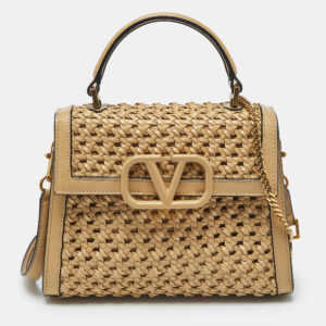 luxury-women-valentino-new-handbags-p1174534-001.jpg valentino beige woven leather small vsling top handle bag