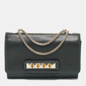 luxury-women-valentino-used-handbags-p1179861-002.jpg valentino green leather rockstud va va voom chain shoulder bag