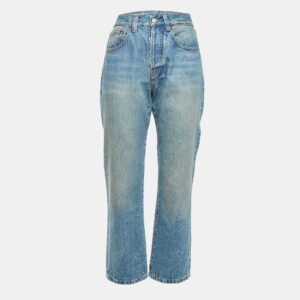 luxury-women-victoria-beckham-used-clothes-p1192789-001.jpg victoria beckham light blue denim straight jeans s (waist 30")