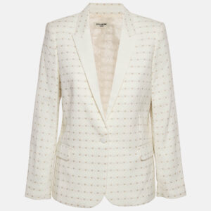 luxury-women-zadig-and-voltaire-used-clothes-p1182231-001.jpg zadig & voltaire deluxe white embroidered crepe victor flower blazer m