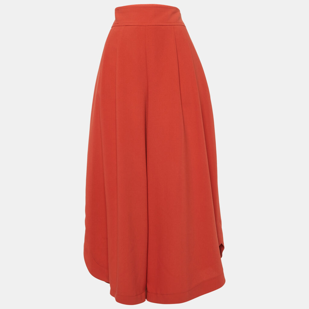luxury-women-see-by-chloe-used-clothes-p1091634-003.jpg See by Chloé Peppery Red Crepe Flared Culottes M