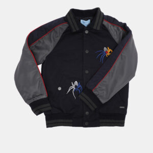 lanvin multicolor cotton and nylon spider embroidered jacket 6 yrs