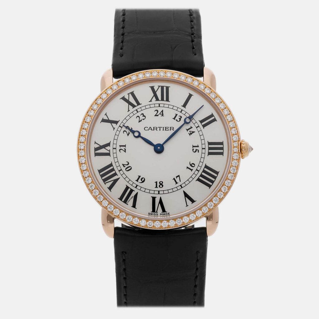 luxury-men-cartier-used-watches-p1089646-005.jpg Cartier Ronde WR000651 Automatic Men's Wristwatch 36MM