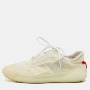 prada sport x adidas cream mesh and rubber ,luna rosa sneakers size 41.5