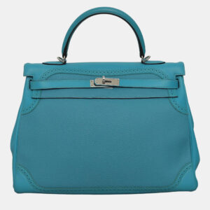 hermes leather kelly ghillies 35 bag