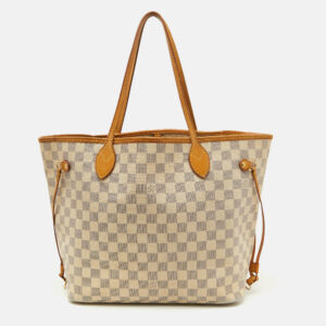 louis vuitton damier azur canvas neverfull mm bag