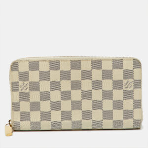 louis vuitton damier azur canvas zippy organizer wallet