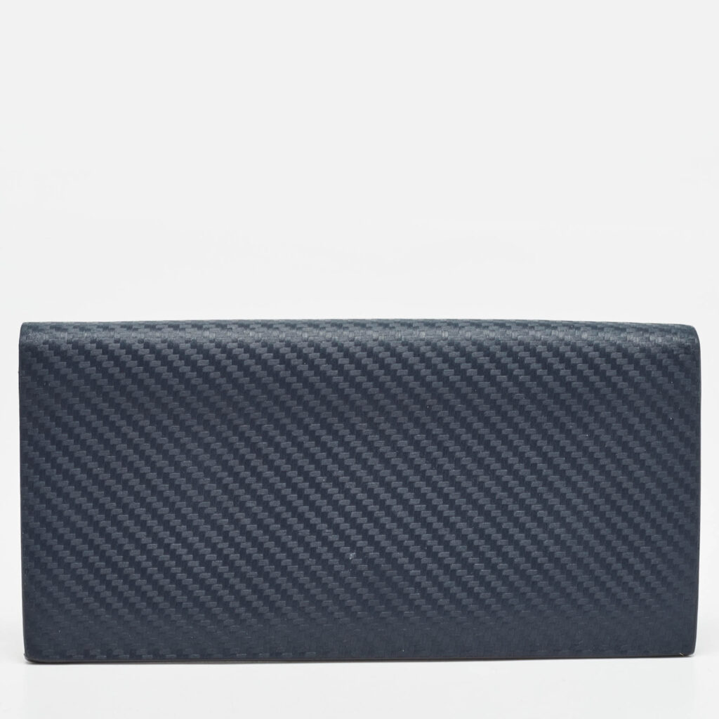 luxury-men-alfred-dunhill-used-bags-p1016916-007.jpg Alfred Dunhill Navy Blue Leather Long Bifold Wallet