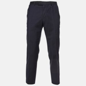 hugo boss navy blue virgin wool trousers m
