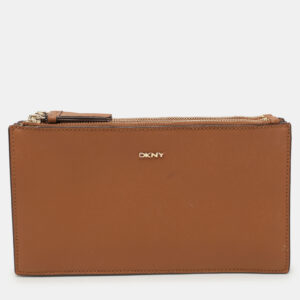 dkny brown leather crossbody bag