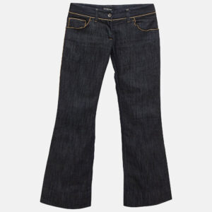 dolce & gabbana blue denim wide leg  jeans s waist 30"