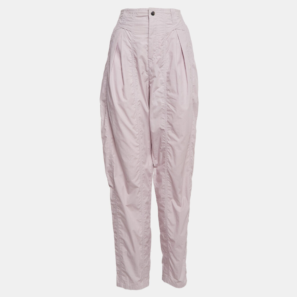 luxury-women-isabel-marant-used-clothes-p1003059-001.jpg Isabel Marant Light Purple Cotton Pleated Trousers M