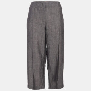 kenzo grey wool blend culottes trousers l