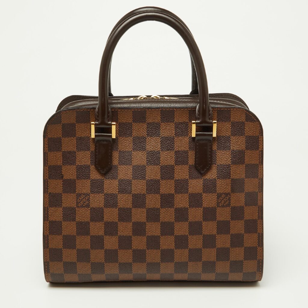 luxury-women-louis-vuitton-used-handbags-p1011881-003.jpg Louis Vuitton Damier Ebene Canvas and Leather Triana Bag