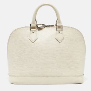 louis vuitton ivorie epi leather alma pm bag