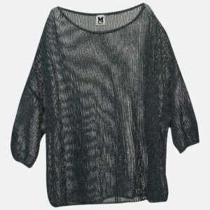m missoni lurex patterned knit oversized top s