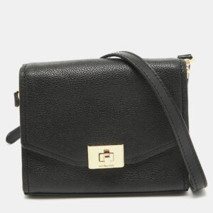 michael kors black leather xs cassie crossbody bag