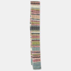 missoni multicolor eyelet knit wool & mohair stole