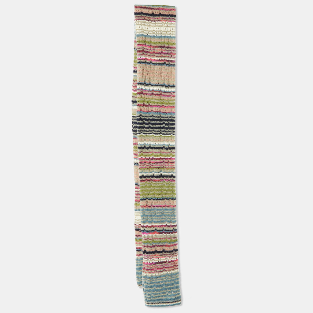 luxury-women-missoni-used-accessories-p1011723-005.jpg Missoni Multicolor Eyelet Knit Wool & Mohair Stole