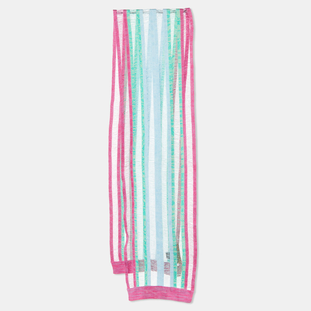 luxury-women-missoni-used-accessories-p1011742-005.jpg Missoni Multicolor Striped Cotton Knit Stole