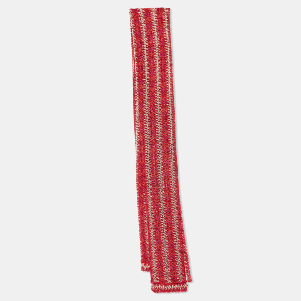 luxury-women-missoni-used-accessories-p1011770-001.jpg Missoni Red/Pink Textured Lurex Knit Stole