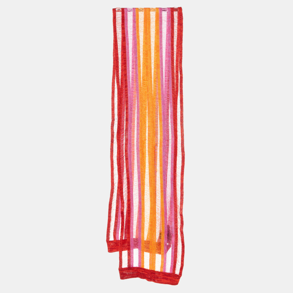 luxury-women-missoni-used-accessories-p1011851-003.jpg Missoni Red/Yellow Striped Cotton Knit Stole