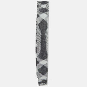 missoni monochrome diamond pattern lurex knit stole