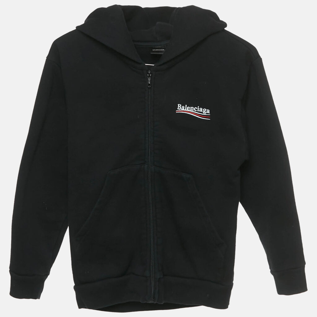 Balenciaga Kids Black Logo Embroidered Cotton Sweatshirt & Sweatpants Set 10 Y Balenciaga Kids Black Logo Embroidered Cotton Sweatshirt & Sweatpants Set 10 Y
