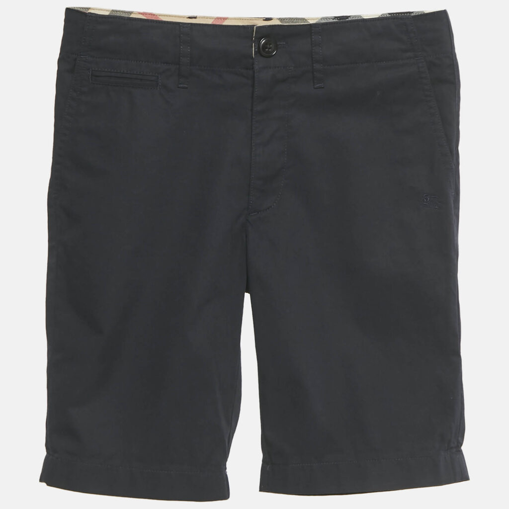 Burberry Children Navy Blue Cotton Shorts 10 Yrs